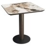 Langford 70 x 70cm Bistro Table (Brown) by Richmond Interiors Langford 70 x 70cm Bistro Table (Brown) by Richmond Interiors