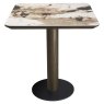 Langford 70 x 70cm Bistro Table (Brown) by Richmond Interiors Langford 70 x 70cm Bistro Table (Brown) by Richmond Interiors