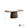 Dining Table Langford Brown 200 by Richmond Interiors Dining Table Langford Brown 200 by Richmond Interiors