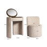 Desk Roxenne Beige Leopard Dressing Table by Richmond Interiors Desk Roxenne Beige Leopard Dressing Table by Richmond Interiors