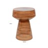 End Table Isa Brown by Richmond Interiors