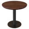 Baldwin 80cm Round Bistro Table (Spice Brown) by Richmond Interiors Baldwin 80cm Round Bistro Table (Spice Brown) by Richmond Interiors