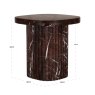 End Table Orchid Burgundy by Richmond Interiors End Table Orchid Burgundy by Richmond Interiors