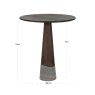 Counter Table Harper Smoked Charchoal by Richmond Interiors Counter Table Harper Smoked Charchoal by Richmond Interiors