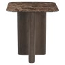 End Table Castello Smoked Charchoal Marble Top by Richmond Interiors