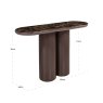 Console Almundi Chocolat Brown by Richmond Interiors Console Almundi Chocolat Brown by Richmond Interiors
