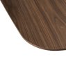 Dining Table Windsor Walnut 230 Brass Base by Richmond Interiors Dining Table Windsor Walnut 230 Brass Base by Richmond Interiors