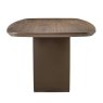 Dining Table Windsor Walnut 230 Brass Base by Richmond Interiors Dining Table Windsor Walnut 230 Brass Base by Richmond Interiors