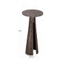 End Table Eldora Bronze 25cm by Richmond Interiors End Table Eldora Bronze 25cm by Richmond Interiors