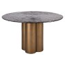 Dining Table Glastonburry Gold Antique 135cm by Richmond Interiors