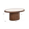 Coffee Table Melrose Spicebrown by Richmond Interiors Coffee Table Melrose Spicebrown by Richmond Interiors