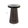 End Table Barwick Brass Antique by Richmond Interiors