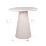 Bloomstone Bar Table (White) by Richmond Interiors Bloomstone Bar Table (White) by Richmond Interiors