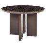 Dining Table Almundi Chocolat Brown 120cm by Richmond Interiors Dining Table Almundi Chocolat Brown 120cm by Richmond Interiors