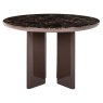 Dining Table Almundi Chocolat Brown 120cm by Richmond Interiors