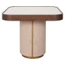 End Table Willox Beige including Glass by Richmond Interiors