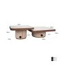 Coffee Table Willox Beige including Glass (Set of 2) by Richmond Interiors Coffee Table Willox Beige including Glass (Set of 2) by Richmond Interiors