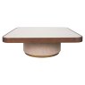 Coffee Table Willox Beige including Glass (Set of 2) by Richmond Interiors