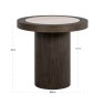 End Table Nando Brown by Richmond Interiors End Table Nando Brown by Richmond Interiors