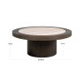 Coffee Table Nando Brown by Richmond Interiors Coffee Table Nando Brown by Richmond Interiors