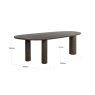 Dining Table Ellington Brown 230 by Richmond Interiors Dining Table Ellington Brown 230 by Richmond Interiors