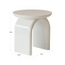 End Table Merrick Coconut Milk by Richmond Interiors End Table Merrick Coconut Milk by Richmond Interiors
