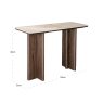 Console Colson Brown by Richmond Interiors Console Colson Brown by Richmond Interiors