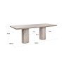 Dining Table Dulce Grey 225 (Denizly) by Richmond Interiors Dining Table Dulce Grey 225 (Denizly) by Richmond Interiors