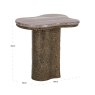End Table Abandos Brass Antique by Richmond Interiors End Table Abandos Brass Antique by Richmond Interiors