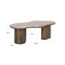 Abandos Coffee Table (Brass Antique) by Richmond Interiors Abandos Coffee Table (Brass Antique) by Richmond Interiors