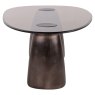 Hayden Oval Coffee Table - Bronze - by Richmond Interiors Hayden Oval Coffee Table - Bronze - by Richmond Interiors