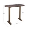 Revelin 140 x 75cm Bar Table (Dark Brown) by Richmond Interiors Revelin 140 x 75cm Bar Table (Dark Brown) by Richmond Interiors