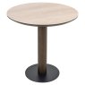 Ritz 75 x 75cm Round Bistro Table (Brown) by Richmond Interiors Ritz 75 x 75cm Round Bistro Table (Brown) by Richmond Interiors