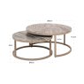 Fairfax Coffee Table - Clay (Set of 2) by Richmond Interiors Fairfax Coffee Table - Clay (Set of 2) by Richmond Interiors