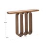 Console Locarno Brushed Gold by Richmond Interiors Console Locarno Brushed Gold by Richmond Interiors