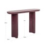 Console Sunny Burgundy by Richmond Interiors Console Sunny Burgundy by Richmond Interiors