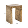 End Table Novan Gold by Richmond Interiors End Table Novan Gold by Richmond Interiors
