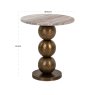End Table Barley Blush Beige by Richmond Interiors
