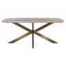 Dining Table Bottega Blush Beige Danish Oval 190 by Richmond Interiors