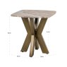 End Table Bottega Blush Beige by Richmond Interiors End Table Bottega Blush Beige by Richmond Interiors