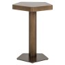 Sofa Side Table Hexa Brushed Gold by Richmond Interiors