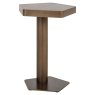 Sofa Side Table Hexa Brushed Gold by Richmond Interiors Sofa Side Table Hexa Brushed Gold by Richmond Interiors