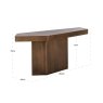 Console Hexa Brushed Gold by Richmond Interiors Console Hexa Brushed Gold by Richmond Interiors
