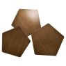 Hexa Coffee Table - Brushed Gold - (Set of 3) by Richmond Interiors Hexa Coffee Table - Brushed Gold - (Set of 3) by Richmond Interiors