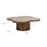 Clover Coffee Table - Beige by Richmond Interiors Clover Coffee Table - Beige by Richmond Interiors