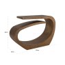 Console Alhambra Brushed Gold by Richmond Interiors Console Alhambra Brushed Gold by Richmond Interiors