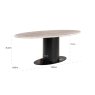 Dining Table Brodman Sand 200 by Richmond Interiors Dining Table Brodman Sand 200 by Richmond Interiors