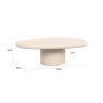 Clayton 110 x 90cm Coffee Table - Beige by Richmond Interiors Clayton 110 x 90cm Coffee Table - Beige by Richmond Interiors
