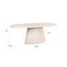 Dining Table Clayton Beige 220 by Richmond Interiors Dining Table Clayton Beige 220 by Richmond Interiors