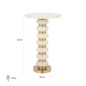 End Table Barbara White by Richmond Interiors